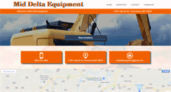 Desktop Screenshot of middeltaequipment.com